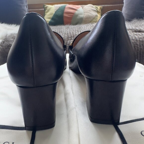 Gucci Malaga Leather Loafer in Black - Picture 4 of 7